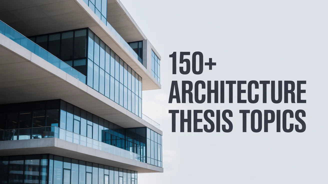 Architecture Thesis Topics Architecture Thesis Topics