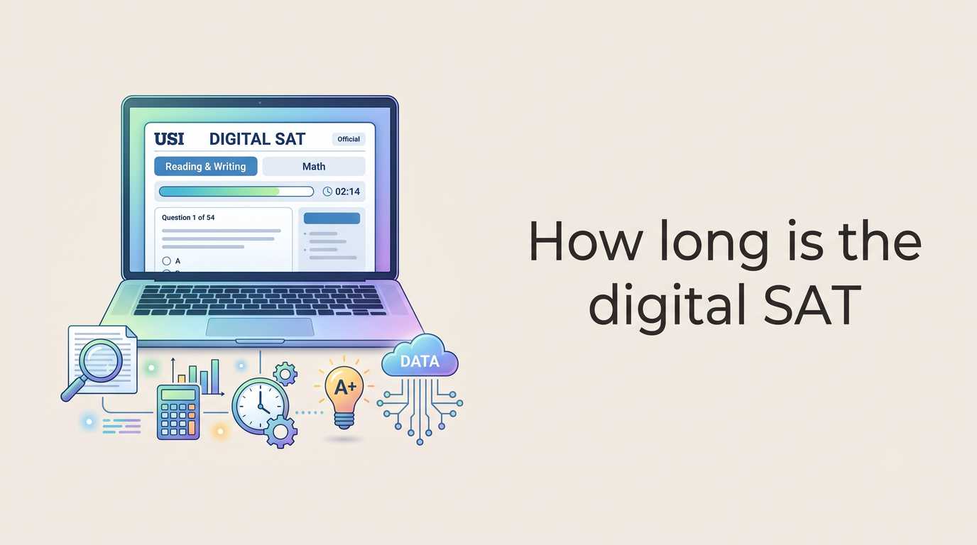 How long is the digital SAT How long is the digital SAT
