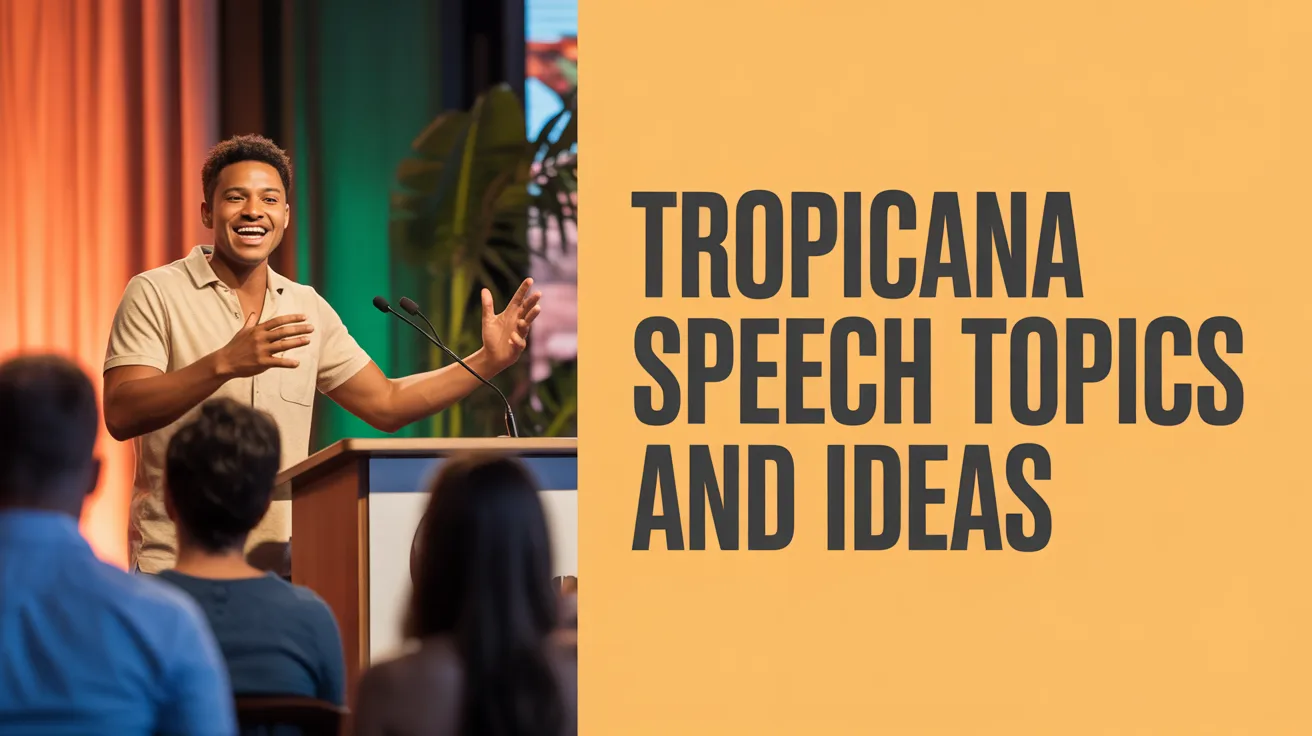 Tropicana Speech Topics and Ideas