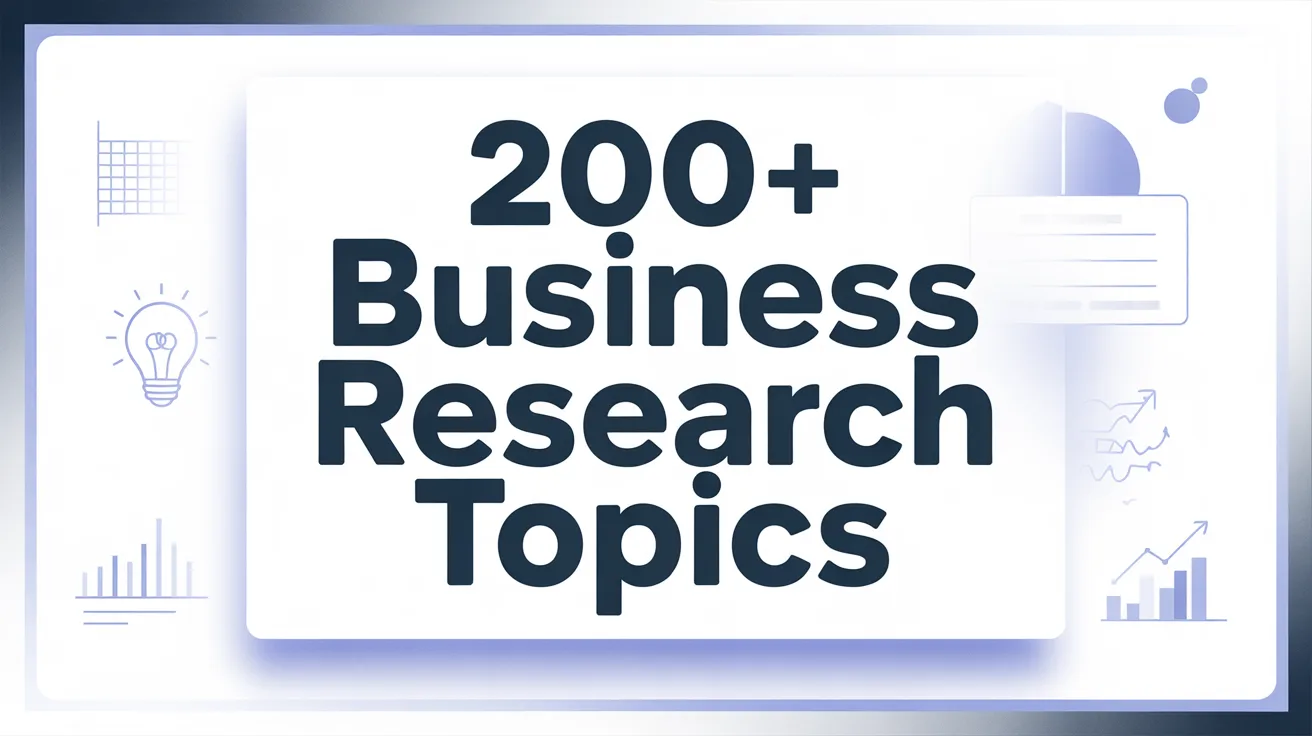 business research topics