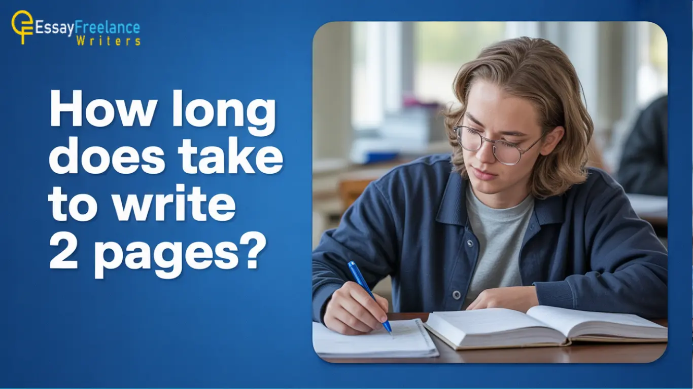 how long does it take to write 2 pages how long does it take to write 2 pages