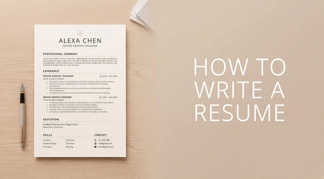 how to write a resume how to write a resume